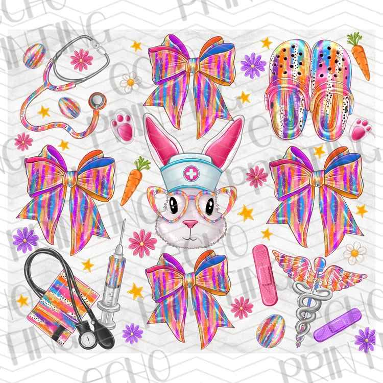 HLTCR 420 - COLORFUL MEDICAL BOWS HEALTHCARE STYLE