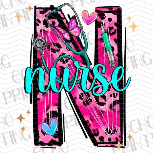HLTCR 421 - NURSE LETTER N HEALTHCARE THEME
