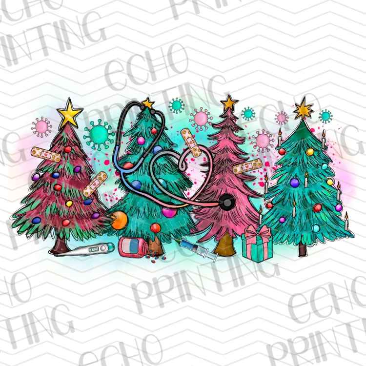 HLTCR 424 - CHRISTMAS NURSE HOLIDAY HEALTHCARE THEME