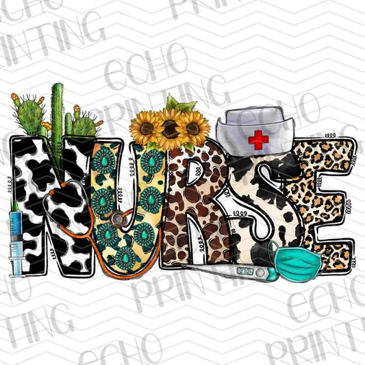 HLTCR 435 - LEOPARD NURSE HEALTHCARE PROFESSIONAL STYLE