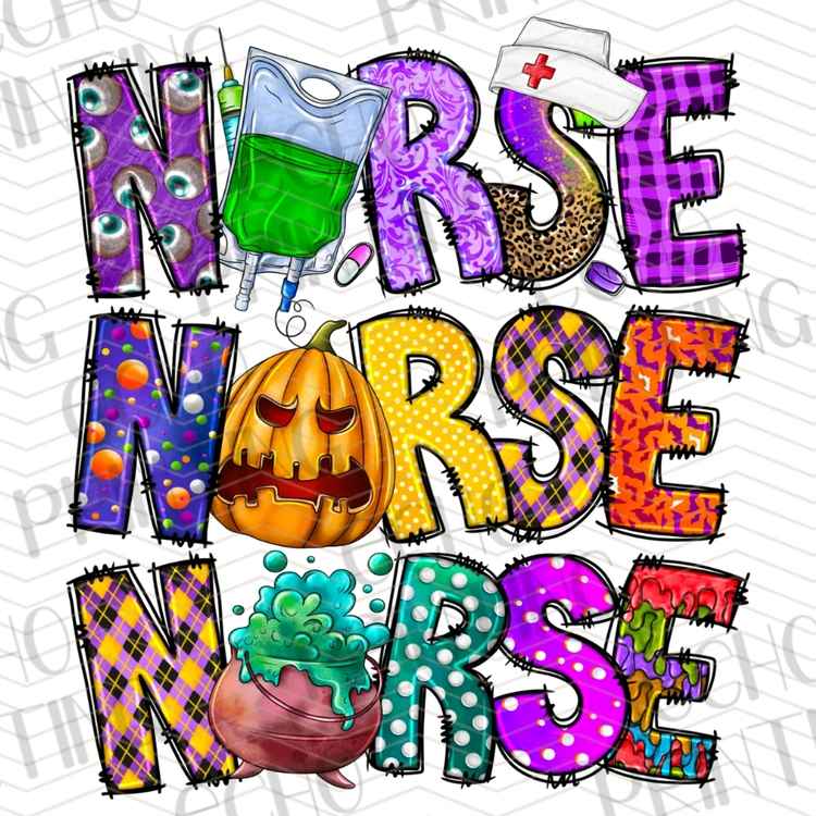 HLTCR 440 - HALLOWEEN NURSE HEALTHCARE PROFESSIONAL STYLE