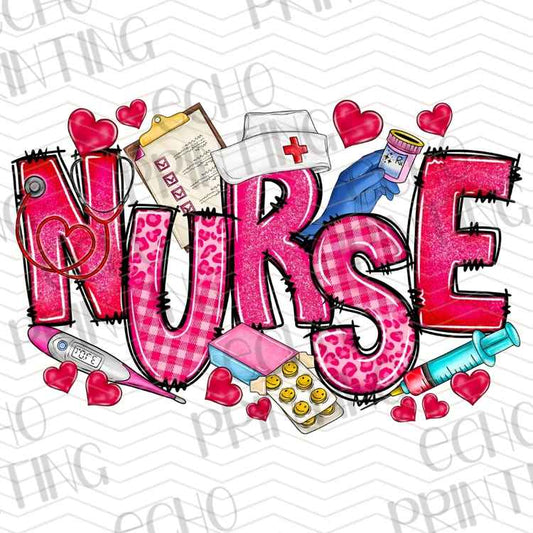 HLTCR 445 - PINK NURSE HEALTHCARE PROFESSIONAL STYLE
