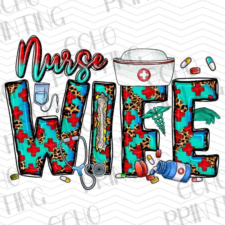 HLTCR 446 - NURSE WIFE HEALTHCARE APPRECIATION THEME