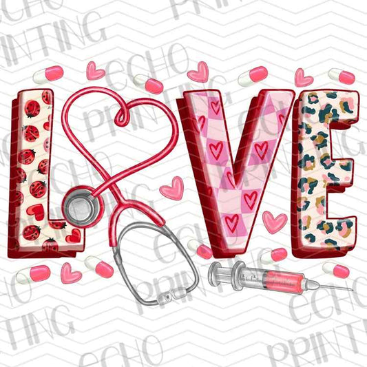 HLTCR 484 - LOVE NURSE HEALTHCARE PROFESSIONAL STYLE
