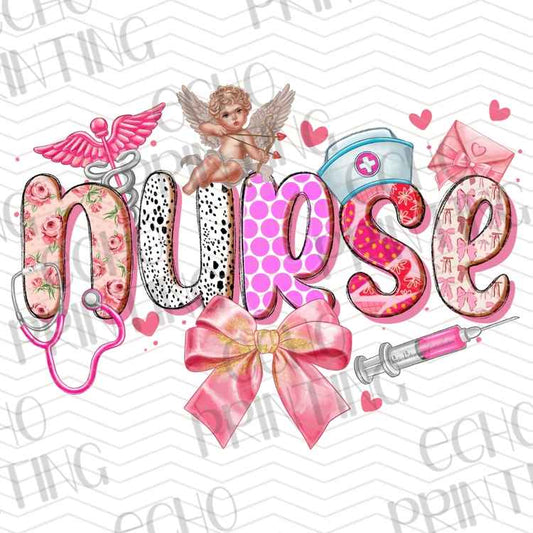 HLTCR 486 - PINK BOW NURSE APPRECIATION STYLE