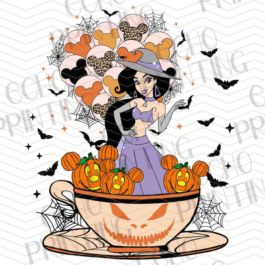 HLW 1018 – WITCH IN PUMPKIN CAULDRON