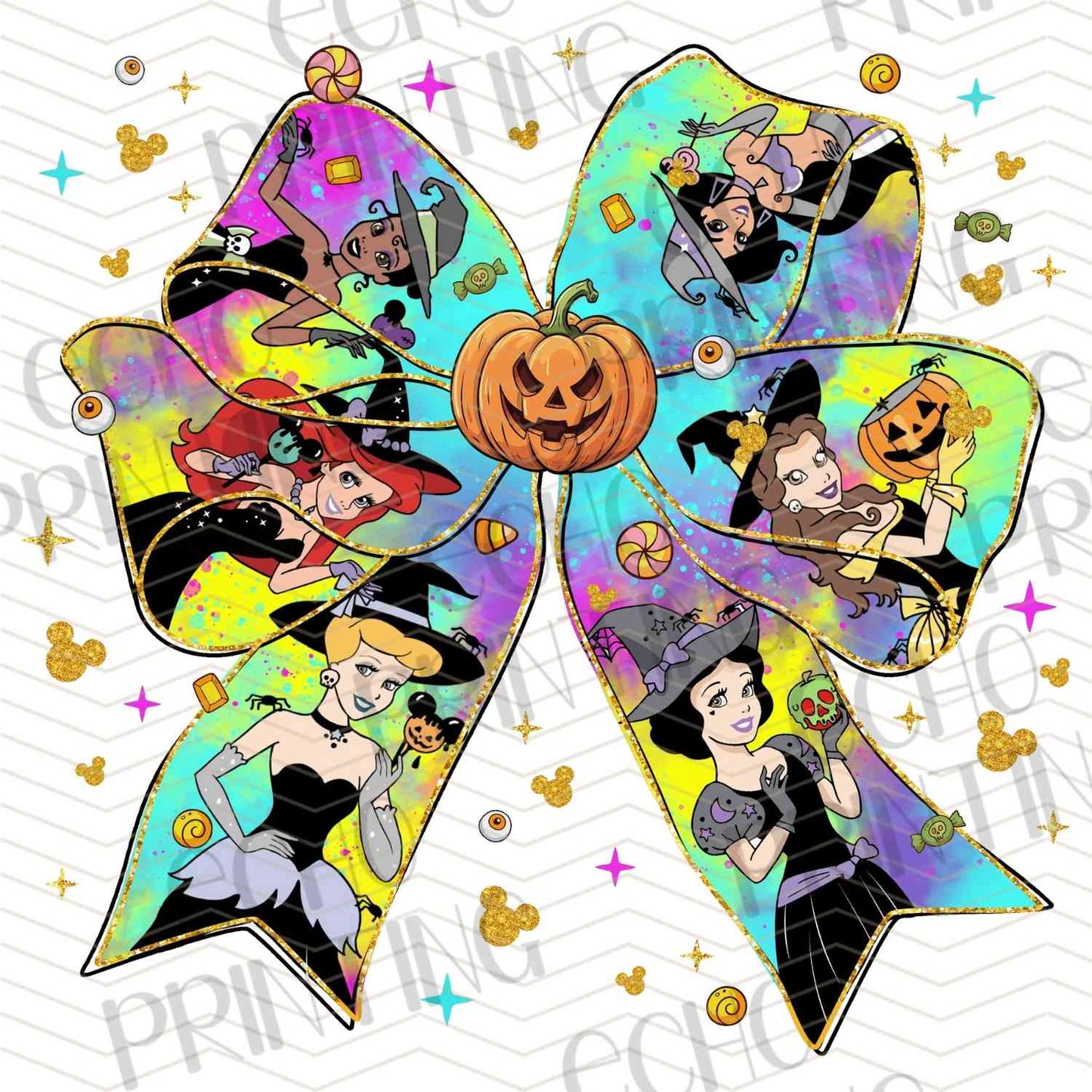 HLW 1027 – COLORFUL BOW HALLOWEEN SPLASH