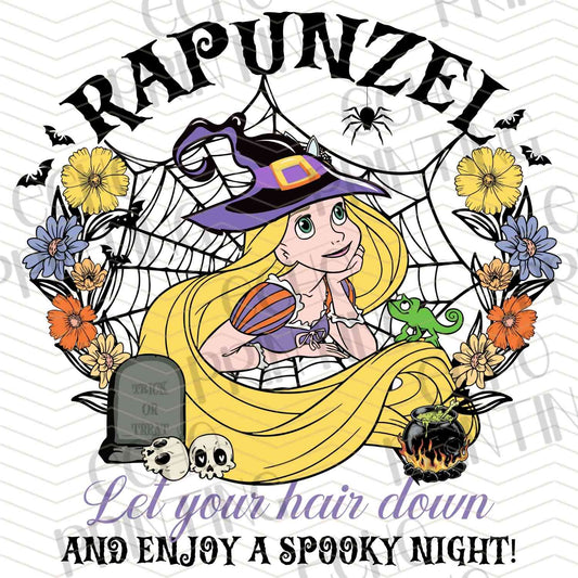 HLW 1029 – LONG HAIR GIRL HALLOWEEN WITCH STYLE