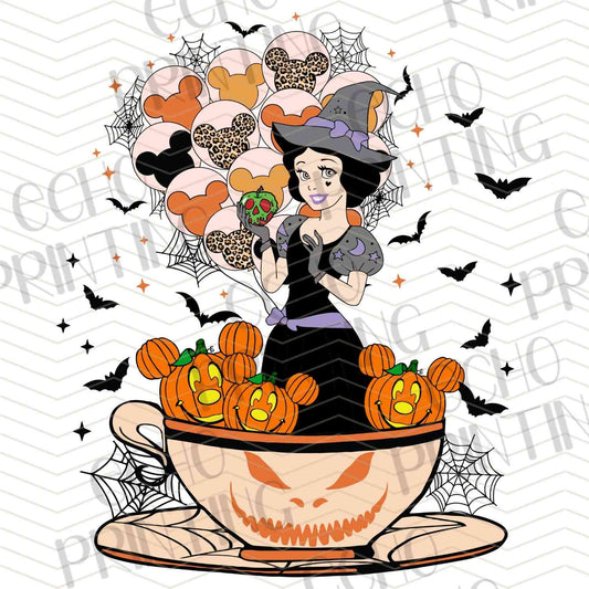 HLW 1032 – BLACK CAT IN PUMPKIN BOWL