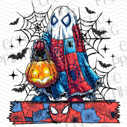 HLW 1046 – HALLOWEEN HERO IN SPIDERWEB