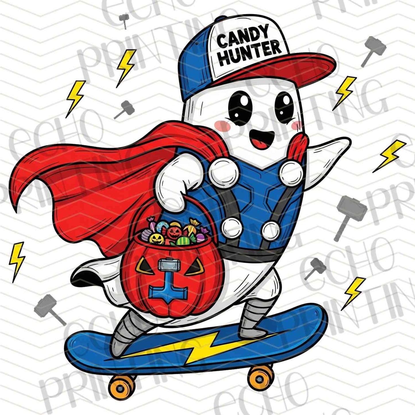 HLW 1074 – CUTE HERO ON SKATEBOARD