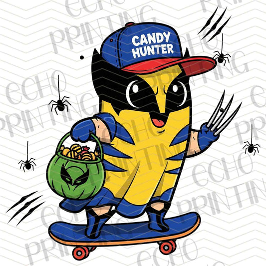 HLW 1078 – YELLOW HERO PUP ON SKATEBOARD