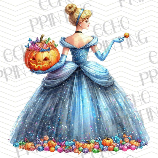 HLW 1086 – BLUE BALLGOWN FAIRYTALE GIRL HALLOWEEN