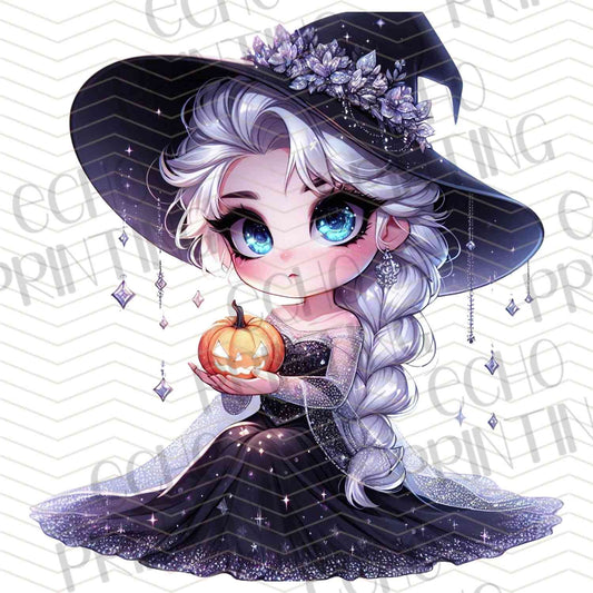 HLW 1132 – WITCH GIRL WITH SILVER HAIR