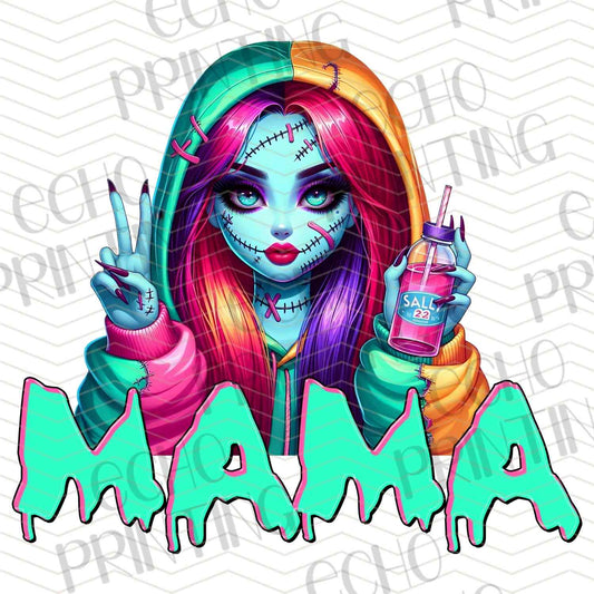 HLW 1151 – COLORFUL HAIR MAMA HALLOWEEN STYLE