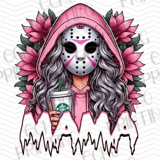 HLW 1157 – DAY OF THE DEAD GIRL WITH MAMA TEXT