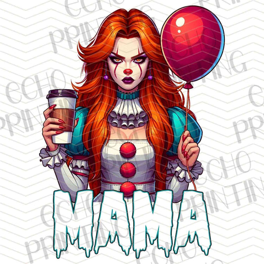 HLW 1161 – RED BALLOON GIRL WITH MAMA TEXT