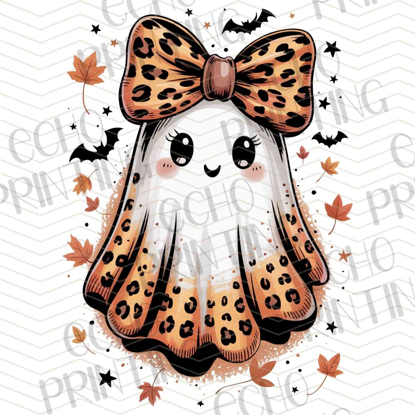 HLW 1188 – ORANGE LEOPARD PRINT GHOST