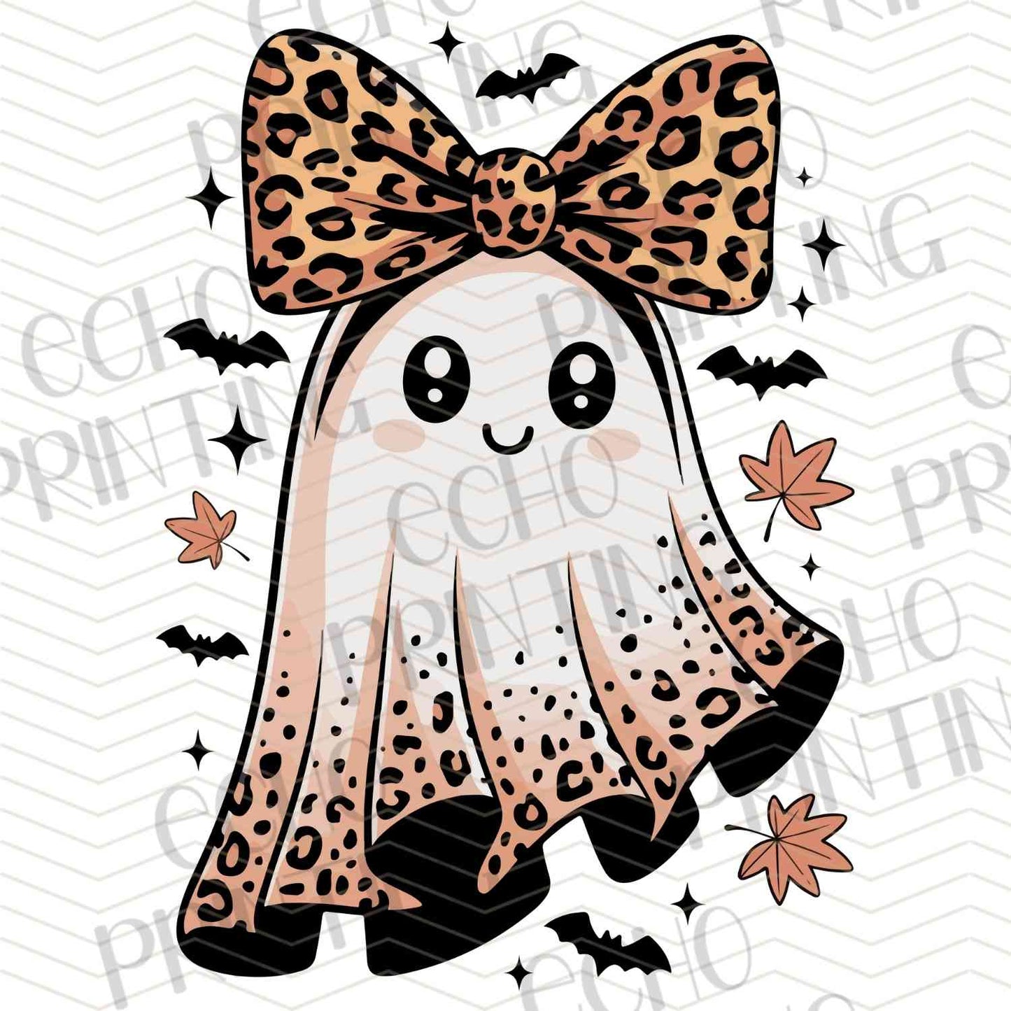 HLW 1190 – LEOPARD PRINT GHOST HALLOWEEN