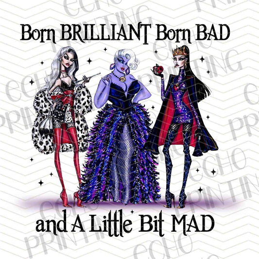 HLW 1193 – BORN BRILLIANT BORN BAD HALLOWEEN WITCHES