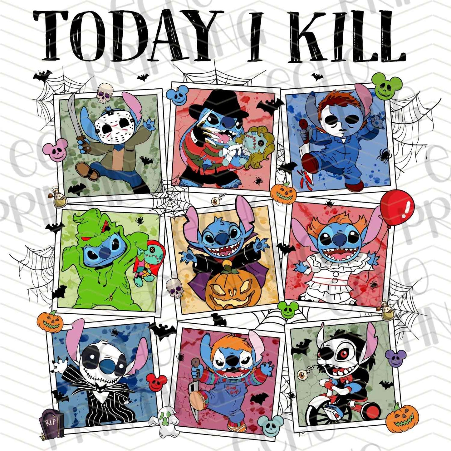 HLW 1221 – MONSTER SQUARES HALLOWEEN COLLAGE