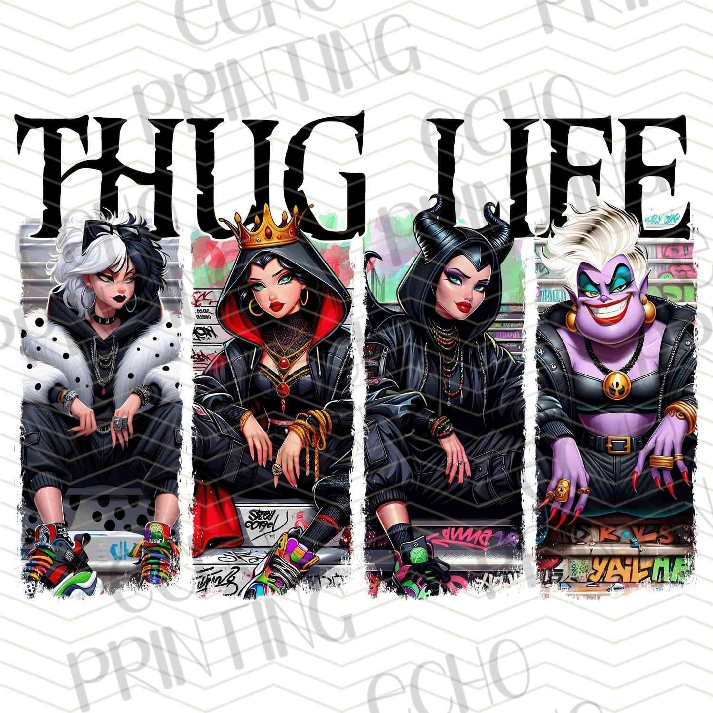 HLW 1230 – GOTHIC GIRLS THUG LIFE COLLAGE