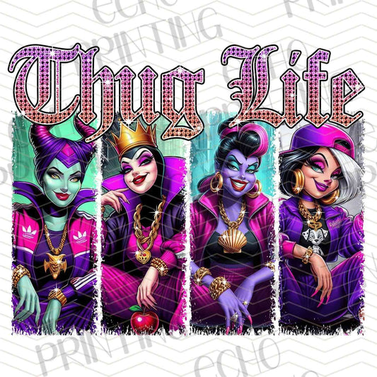 HLW 1231 – PURPLE VILLAIN CREW THUG LIFE HALLOWEEN