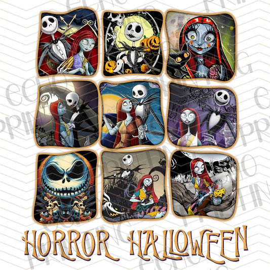 HLW 1234 – HORROR CLASSIC MOVIES COLLAGE HALLOWEEN