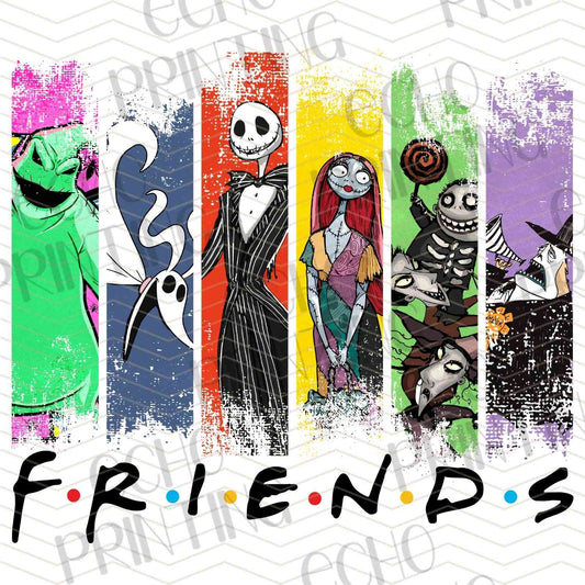 HLW 1235 – FRIENDS HORROR CHARACTERS HALLOWEEN STYLE