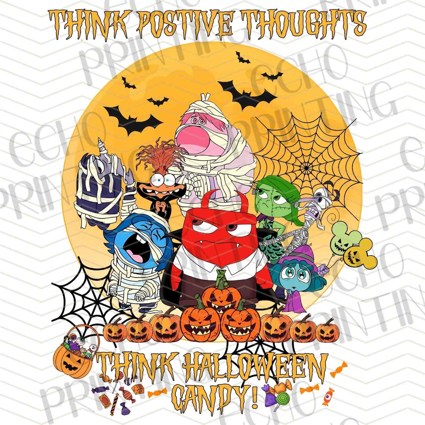 HLW 1236 – DARK CUTE HALLOWEEN CARTOON CHARACTERS