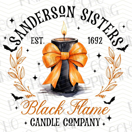 HLW 125 - BLACK FLAME CANDLE CO. WITCHY SISTERS THEME