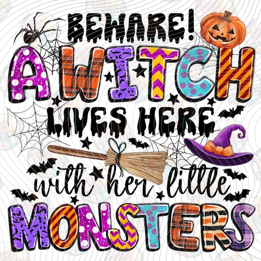 HLW 1447 - BEWARE A WITCH LIVES HERE