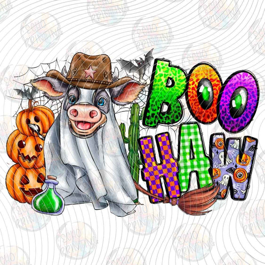 HLW 1474 - BOO HAW COWGIRL GHOST