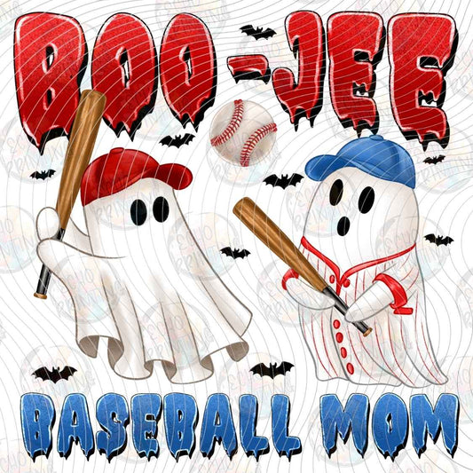 HLW 1477 - BOO JEE BASEBALL MOM