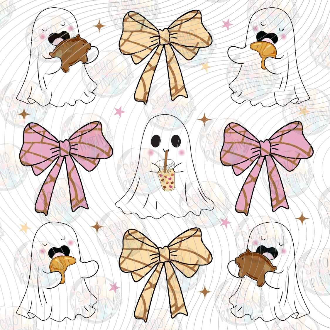 HLW 1516 - HALLOWEEN BOWS PATTERN