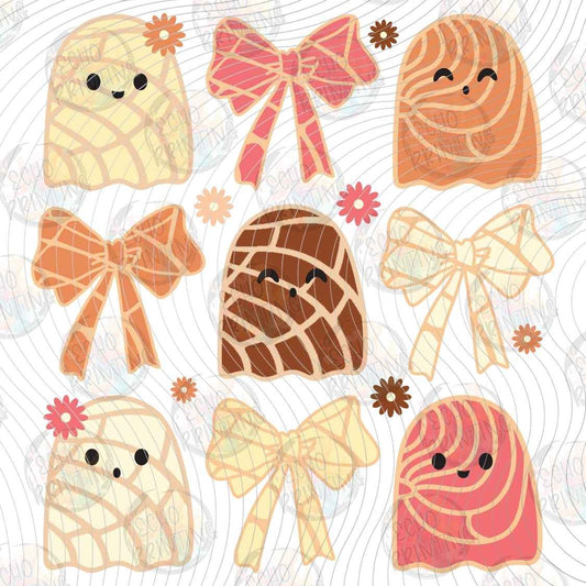 HLW 1518 - HALLOWEEN GHOST BOWS