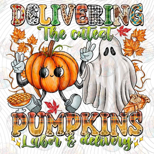 HLW 1555 - DELIVERING PUMPKINS HALLOWEEN