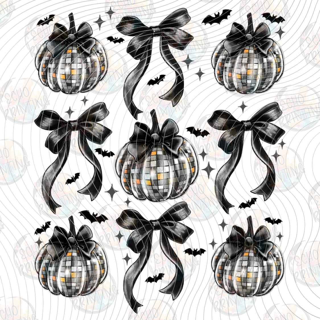 HLW 1561 - HALLOWEEN BOWS PATTERN