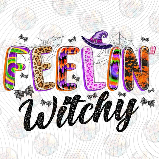 HLW 1603 - FEELING WITCHY RETRO LETTERING