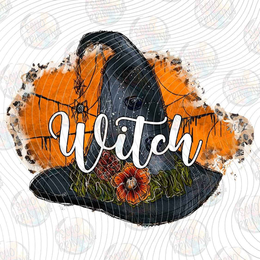 HLW 1667 - ORANGE WITCH HAT