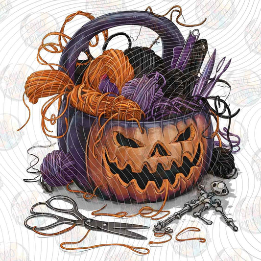 HLW 1691 - PUMPKIN BASKET HALLOWEEN
