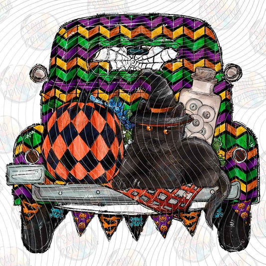 HLW 1697 - HALLOWEEN TRUCK DECOR