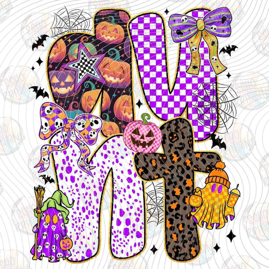 HLW 1698 - SPOOKY MOM HALLOWEEN COLLAGE