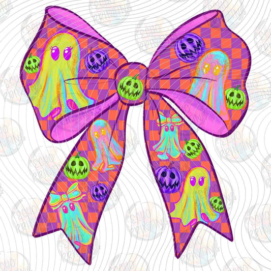 HLW 1716 - PASTEL HALLOWEEN BOW