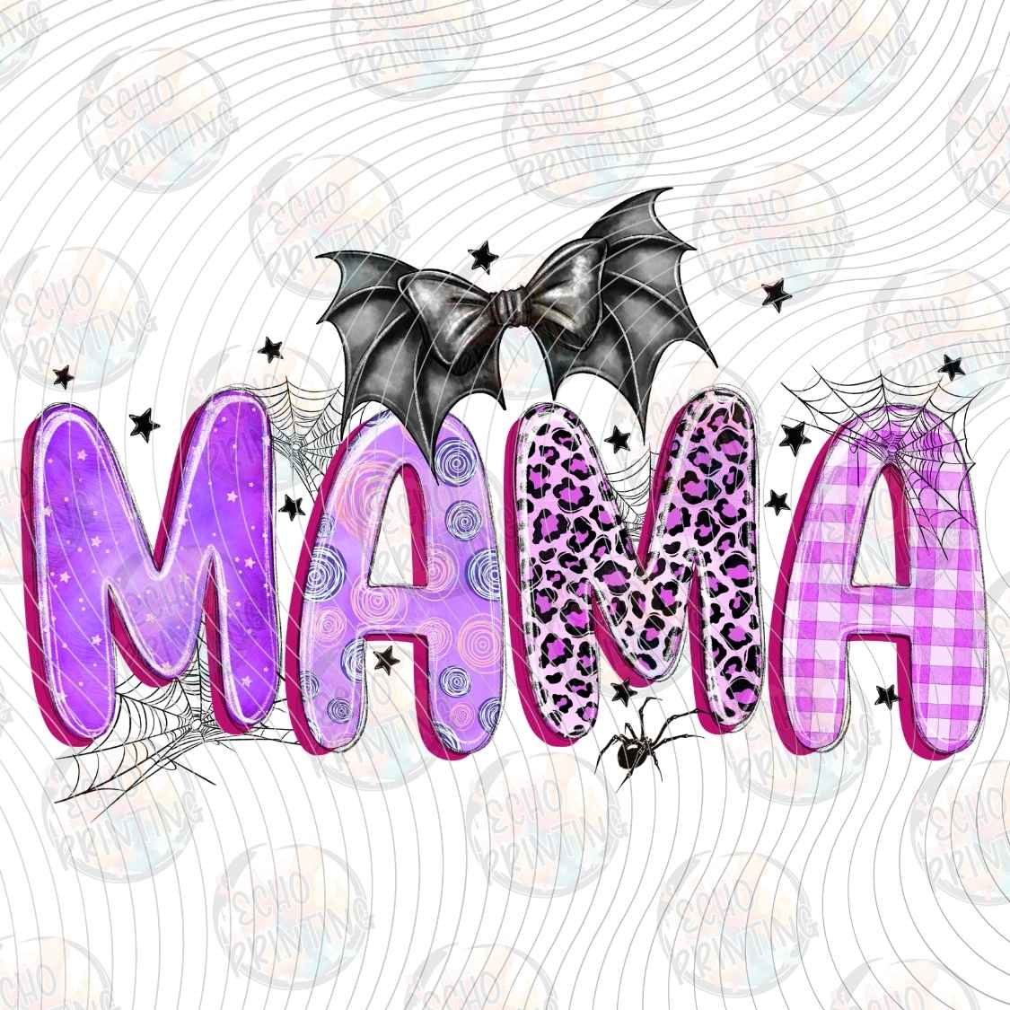 HLW 1726 - MAMA HALLOWEEN LETTERING