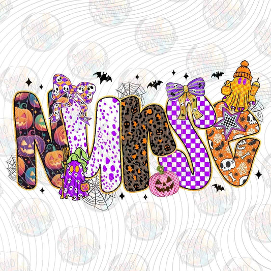 HLW 1729 - NANA HALLOWEEN PATCHWORK