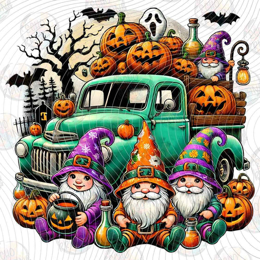 HLW 1742 - HALLOWEEN GNOME TRUCK