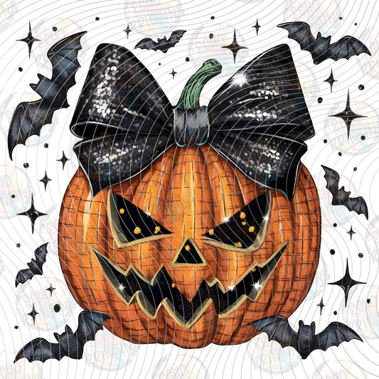 HLW 1766 - JACK O LANTERN BOW