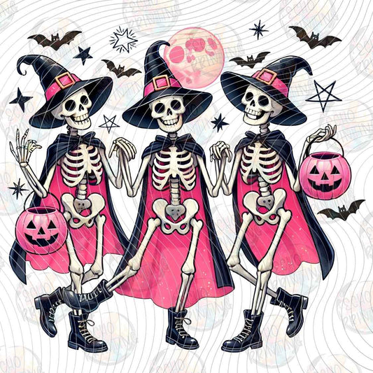 HLW 1767 - HALLOWEEN SKELETON SISTERS