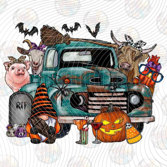 HLW 1770 - HALLOWEEN HARVEST TRUCK